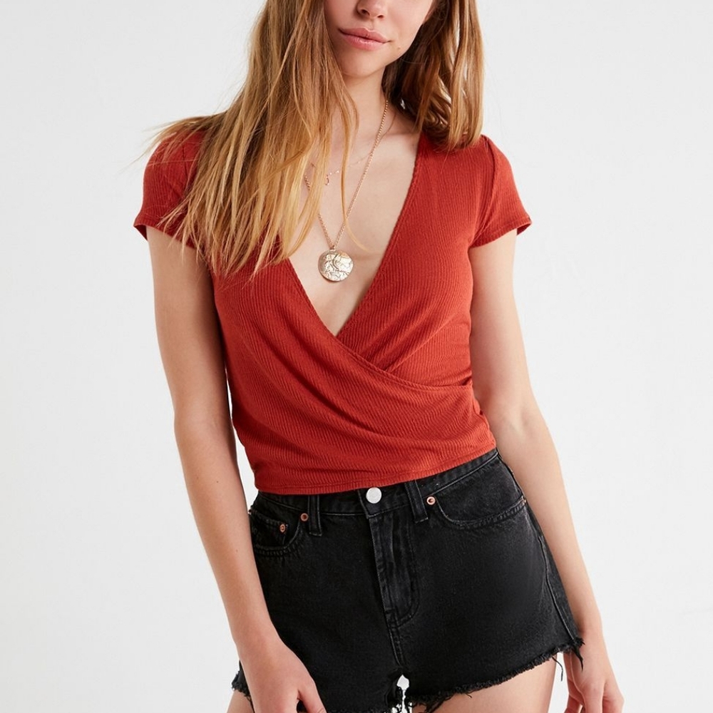 Urban Outfitters Rust Crop Top